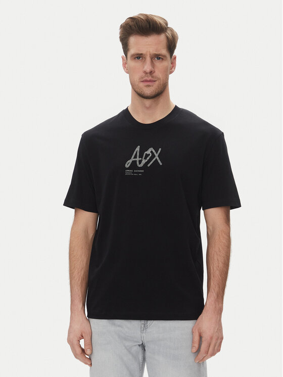 T-Shirt Armani Exchange, Velikost:XXL, Barva: Černá, XM000566 AF10334 UC001