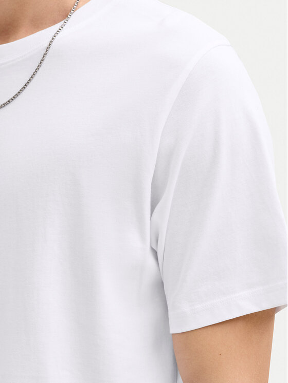 Jack & Jones Jack & Jones Tričko Frank 12288092 Biela Relaxed Fit
