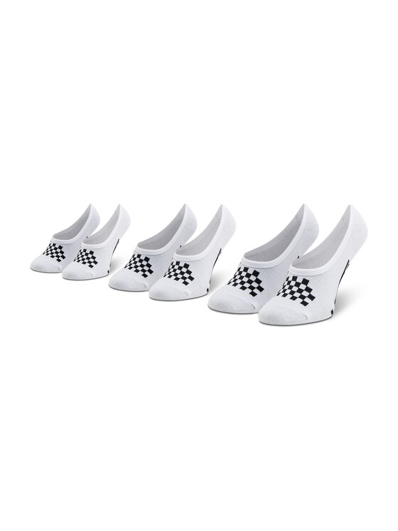 Vans Súprava 3 párov krátkych detských ponožiek Classic Canoodle VN0A48HCYB21 Biela