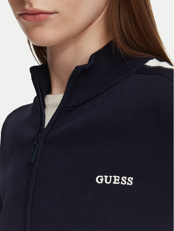 Guess Guess Kardiganas V6GR12 Z0752 Tamsiai mėlyna Regular Fit