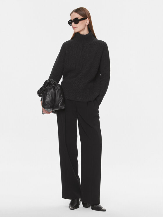 BOSS Boss Pantaloni di tessuto Tapiana 50479405 Nero Relaxed Fit