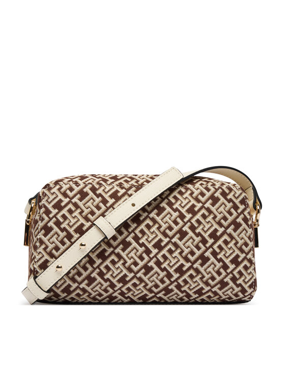Tommy Hilfiger Tommy Hilfiger Soma Th Grace Camera Bag Jacquard AW0AW18864 Brūns