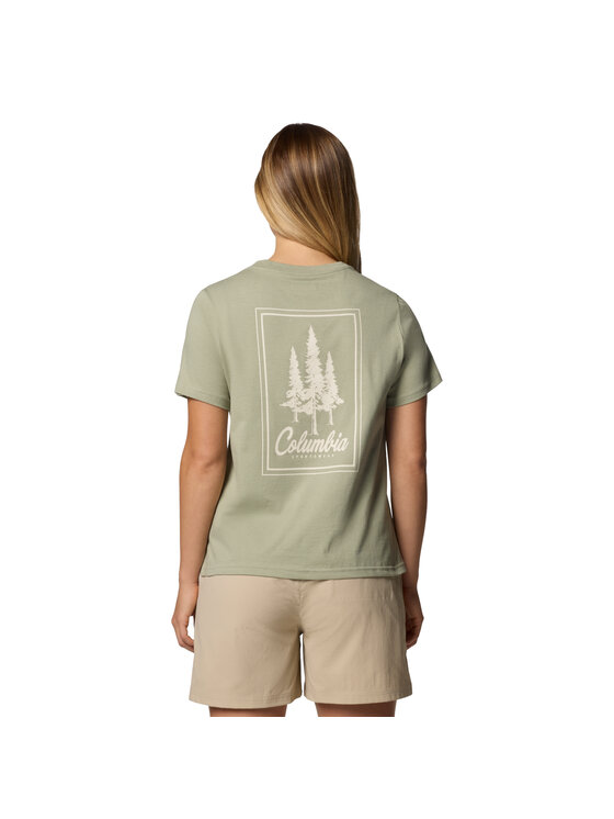 Columbia Columbia T-shirt Columbia Rolling Bend Graphic SS Tee Verde Regular Fit