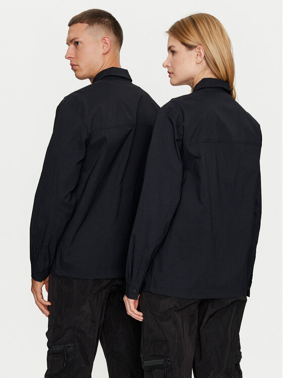 Rains Rains Košulja Tomar Overshirt 19320 Crna Regular Fit