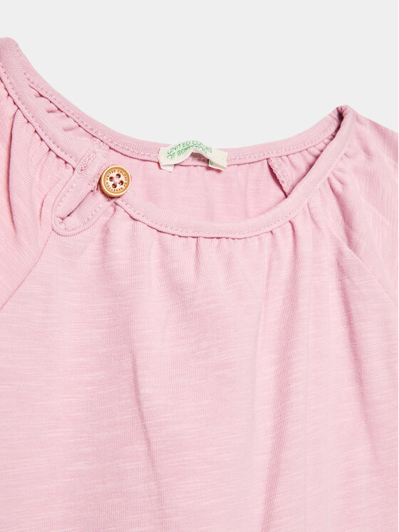 United Colors Of Benetton United Colors Of Benetton Sukienka codzienna 3LHAAV006 Różowy Regular Fit