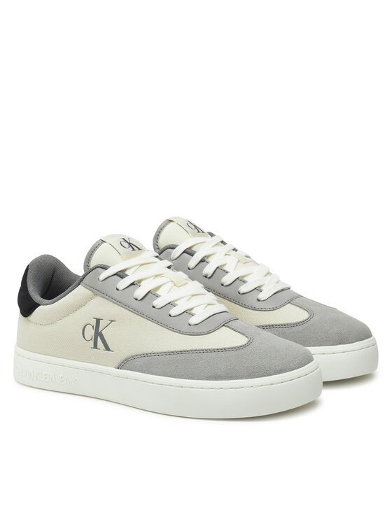 Calvin Klein Jeans Calvin Klein Jeans Laisvalaikio batai Classic Cupsole Low Mix Mg YM0YM01169 Écru