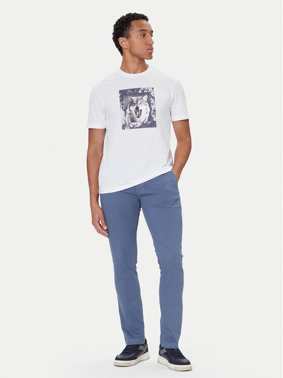 BOSS BOSS T-Shirt Lupo 50554615 Beżowy Regular Fit