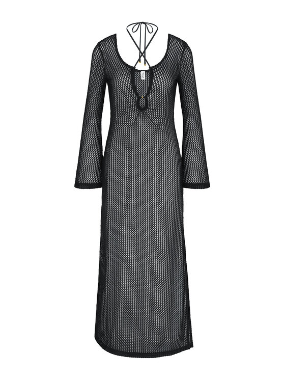 Triumph Triumph Strandkleid Beach MyWear Crochet 10226469 Schwarz Relaxed Fit