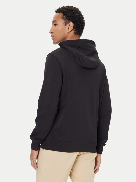 Tommy Hilfiger Tommy Hilfiger Mikina Linear Flag MW0MW41332 Čierna Regular Fit