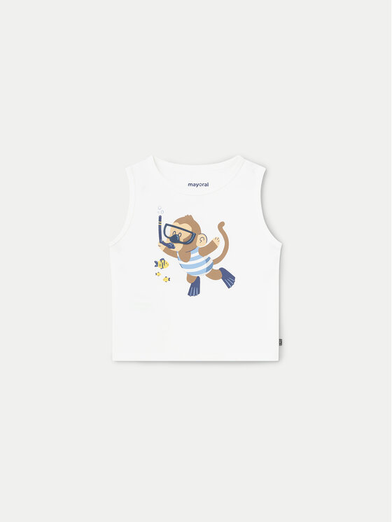 Mayoral Mayoral Top 1036 Bijela Regular Fit