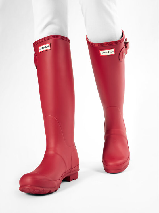 Hunter Hunter Kalosze Original Tall W23499 Czerwony