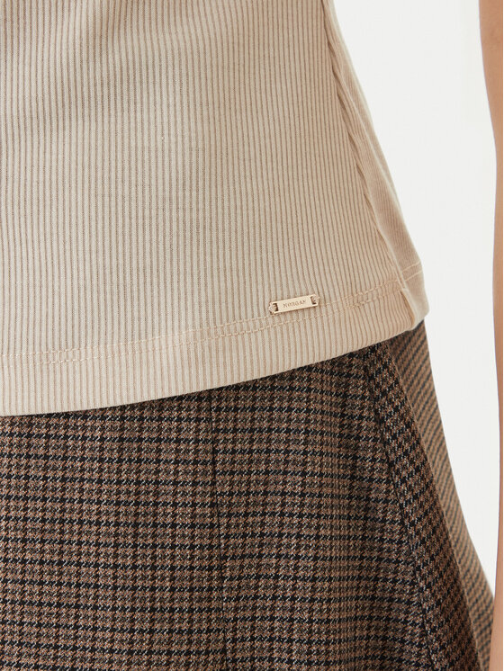 Morgan Morgan Palaidinė 251-DELI Smėlio Slim Fit