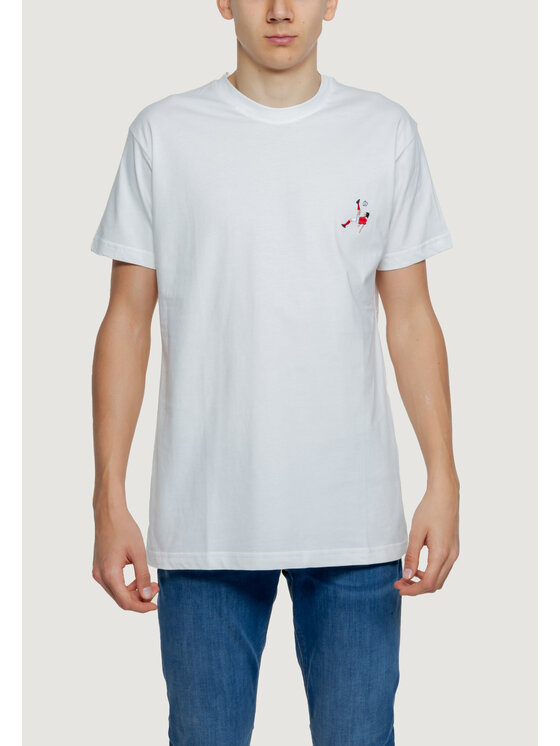 The Bomber The Bomber T-shirt The Bomber Calciatore Bianco To Fit