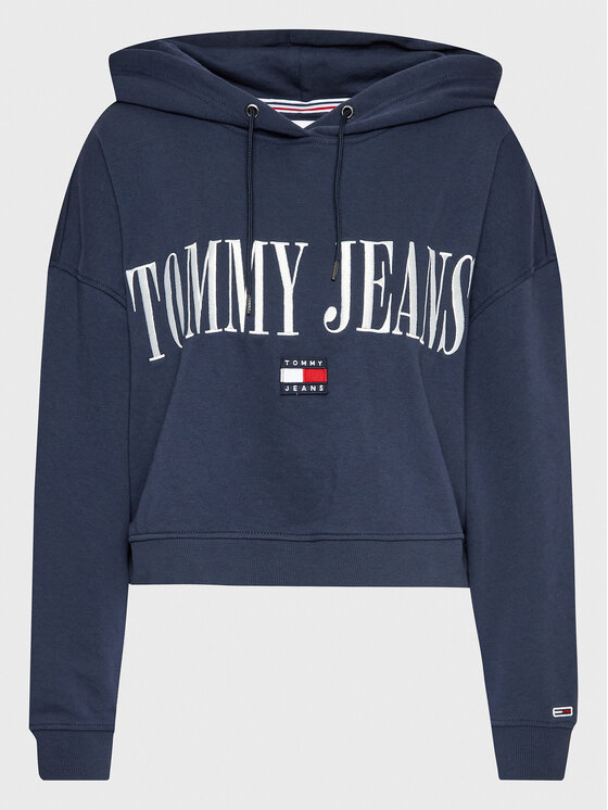 Tommy Jeans Curve Jopa Archive DW0DW15096 Mornarsko modra Regular Fit