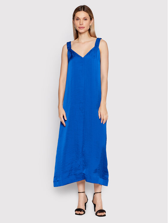 DKNY Každodenné šaty P2DBTN10 Modrá Regular Fit