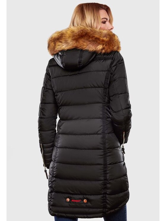 Navahoo Navahoo Kurtka zimowa Papaya Czarny Casual Fit