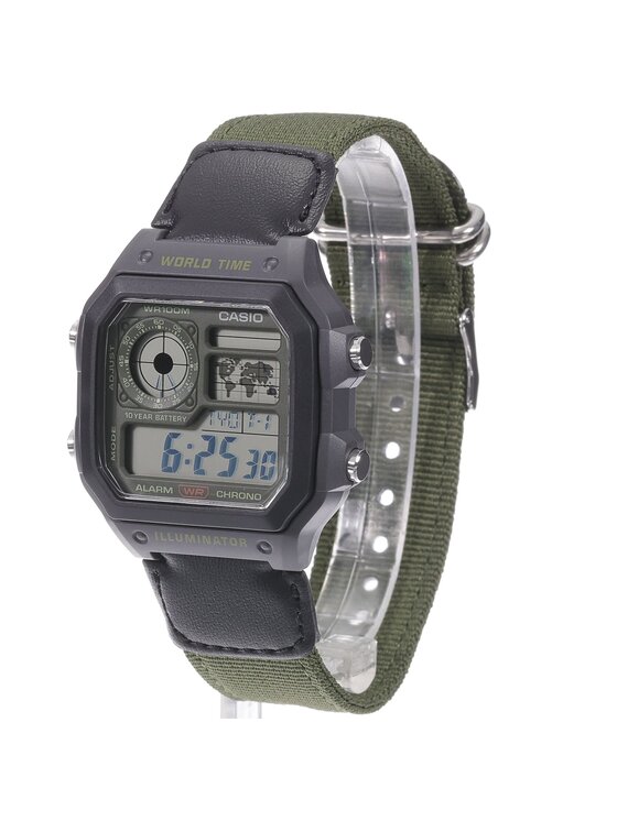 Casio Casio Zegarek AE-1200WHUB-3AVEF Szary