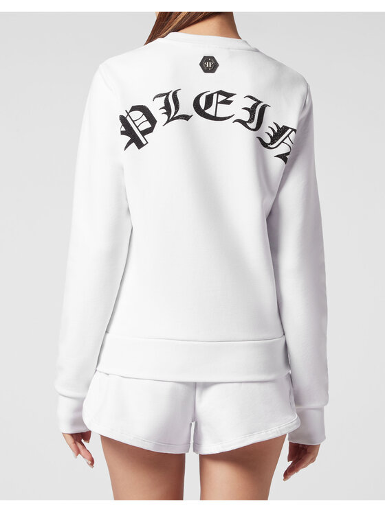 PHILIPP PLEIN PHILIPP PLEIN Bluza 23869 Biały Regular Fit