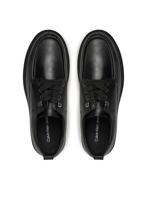 Calvin Klein Jeans Calvin Klein Jeans Halbschuhe Eva Apron Laceup Cd YM0YM01178 Schwarz
