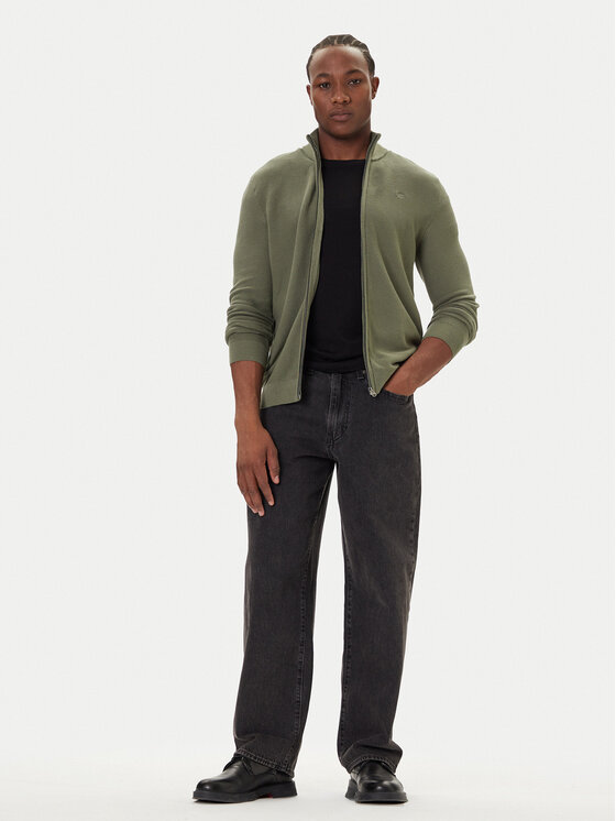 Mustang Mustang Cardigan Escondido 1016847 Verde Regular Fit
