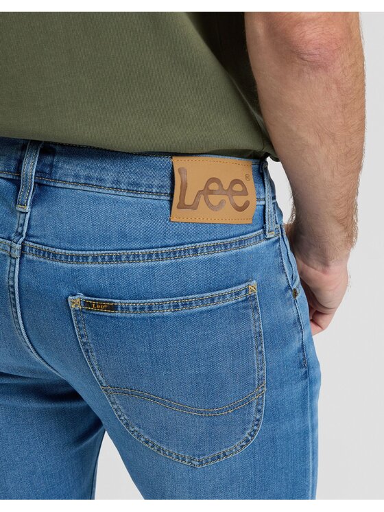 Lee Lee Jeansy LUKE Niebieski Slim Fit