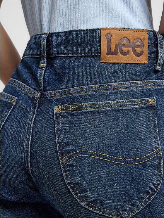 Lee Lee Jeansy RIDER Niebieski Slim Fit