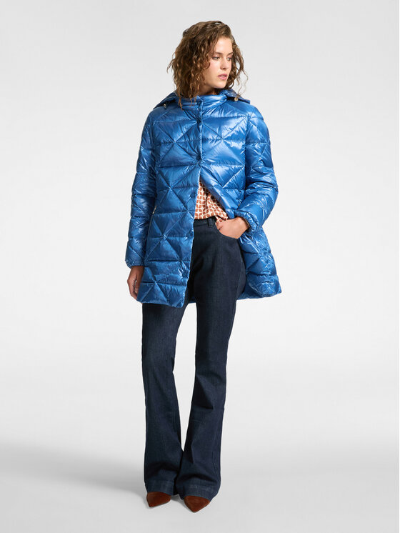 Elena Mirò Elena Mirò Giubbotto piumino F895P000151N024 Blu Regular Fit