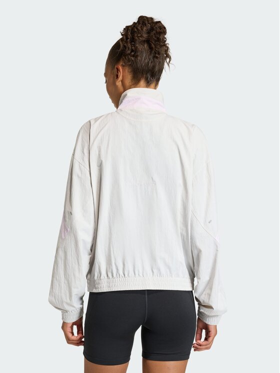 adidas adidas Kurtka do biegania 158804 Szary Loose Fit