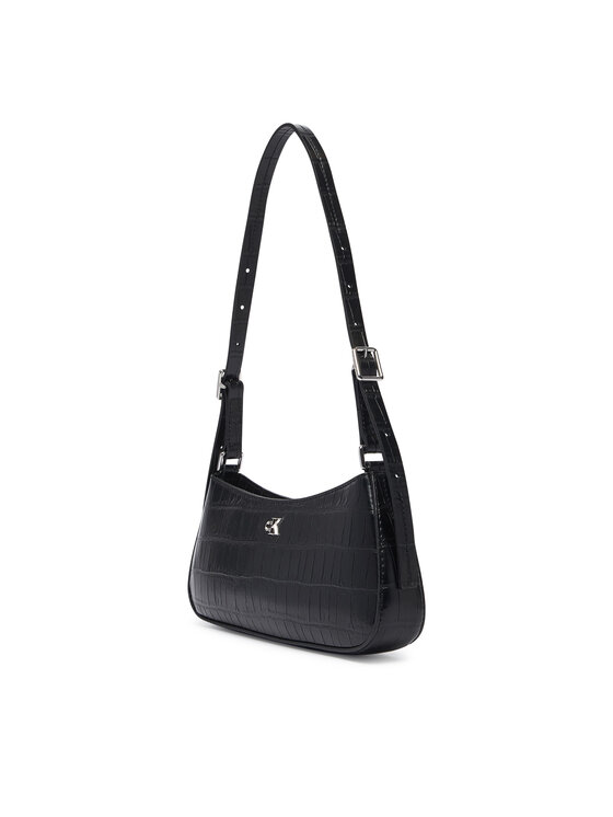 Calvin Klein Calvin Klein Kabelka Ck Croc Small Shoulder Bag LV04F3906G Černá