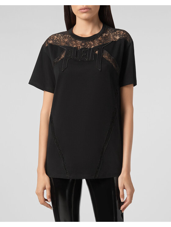 PHILIPP PLEIN PHILIPP PLEIN T-Shirt 23839 Czarny Regular Fit