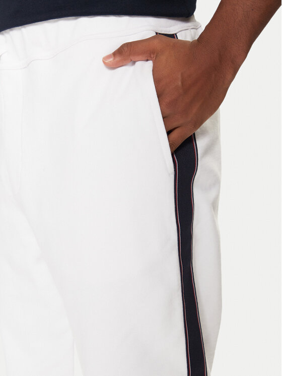 Tommy Hilfiger Tommy Hilfiger Долнище анцуг MW0MW37477 Бял Regular Fit