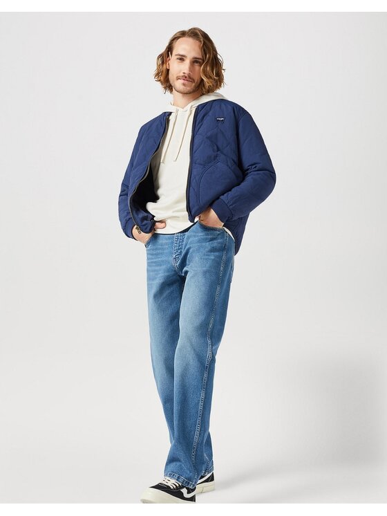 Wrangler Wrangler Jeansy Frontier Niebieski Relaxed Fit