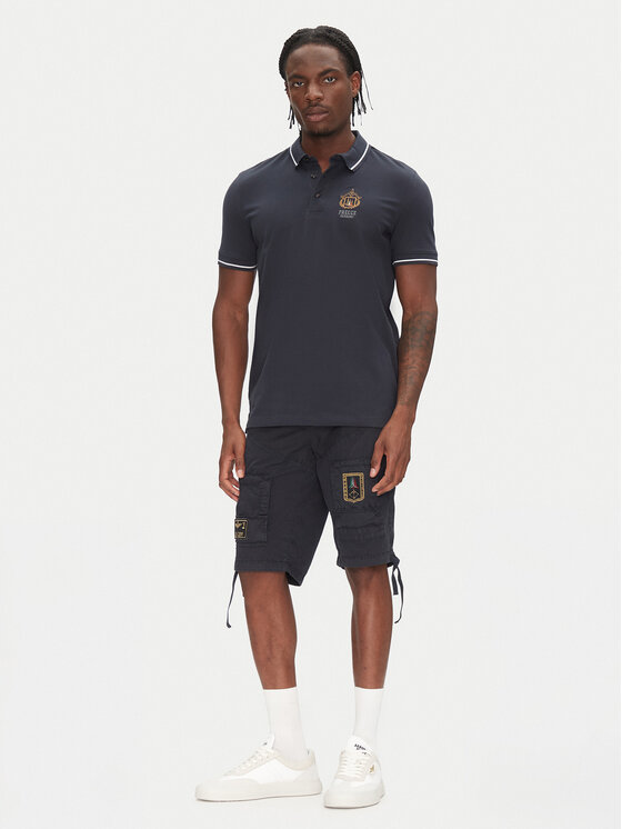 Aeronautica Militare Aeronautica Militare Polo 251PO1850P191 Tamnoplava Slim Fit