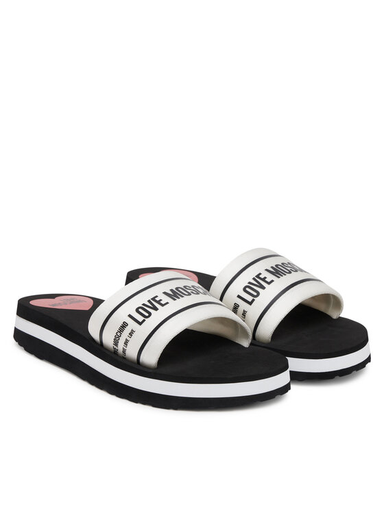 LOVE MOSCHINO LOVE MOSCHINO Papucs JA28334G0MIX6100 Fehér
