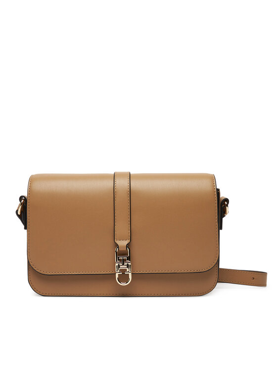 Tommy Hilfiger Torebka Th Libre Flap Crossover AW0AW17723 Brązowy