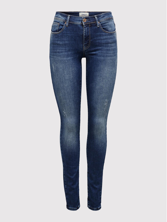 ONLY ONLY Jeansy Shape 15159137 Tmavomodrá Skinny Fit