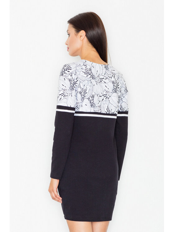 FIGL FIGL Sukienka M510 Kolorowy Regular Fit