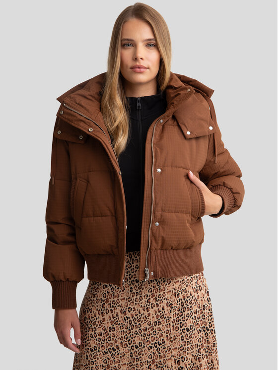 BIG STAR BIG STAR Kurtka zimowa CYTYLIA Brązowy Basic Fit