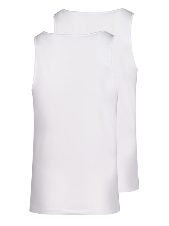 Skiny Skiny Komplet 2 tank topów 80806 Biały Slim Fit