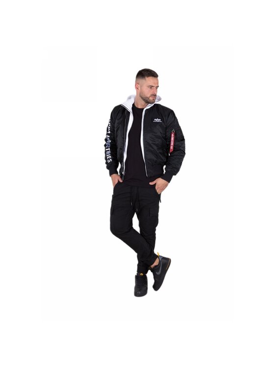 Alpha Industries Alpha Industries Kurtka bomber MA-1 D-Tec SE 133104 Biały Regular Fit