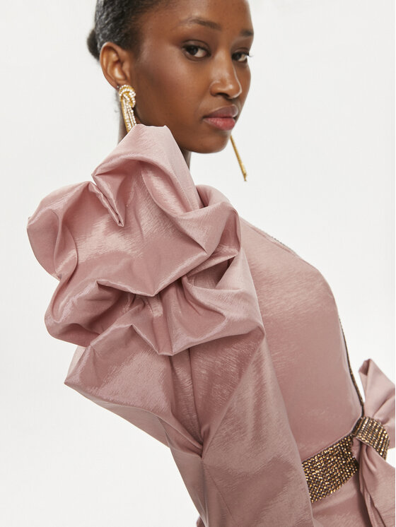 Babylon Babylon Коктейлна рокля S00868 Розов Regular Fit