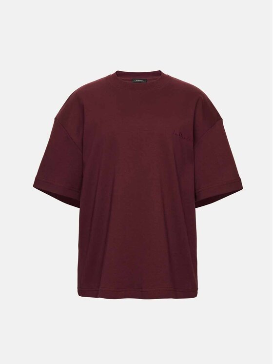 La Mania La Mania Tričko BABES Bordová Basic Fit