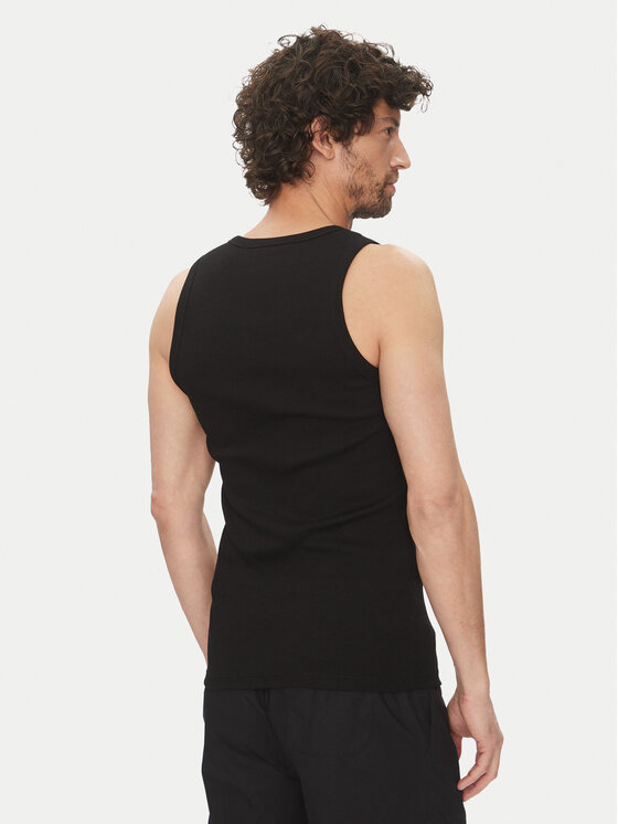 KARL LAGERFELD KARL LAGERFELD Tank top marškinėliai 755401 552238 Juoda Slim Fit