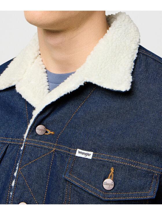 Wrangler Wrangler Giacca di jeans 112371364 Blu Regular Fit
