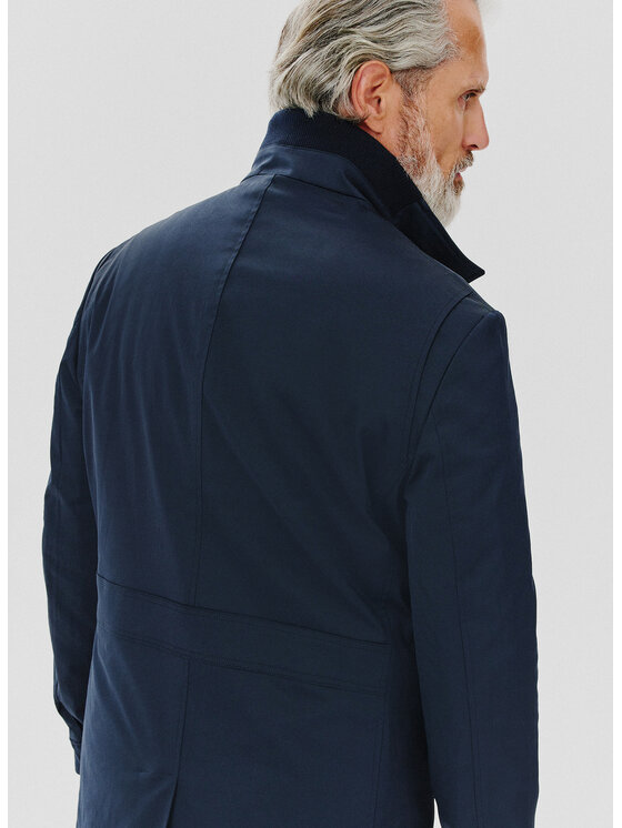 Pako Lorente Pako Lorente Płaszcz P24WF-7X-002 Granatowy Classic Fit