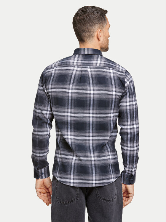 Lindbergh Lindbergh Cămașă 30-225054 Gri Relaxed Fit