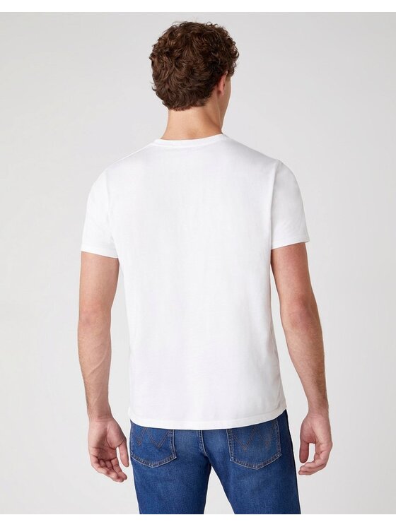 Wrangler Wrangler T-Shirt SS 2 PACK TEE Biały Regular Fit