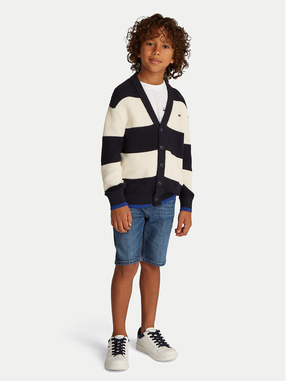Tommy Hilfiger Tommy Hilfiger Pantaloni scurți de blugi Scanton KB0KB08133 Albastru Regular Fit