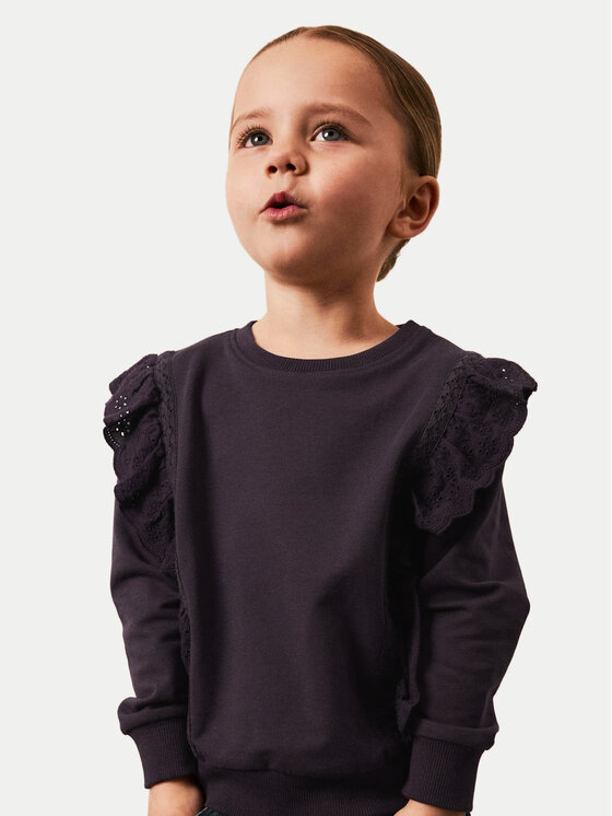 NAME IT NAME IT Pulóver Luva 13232134 Lila Regular Fit