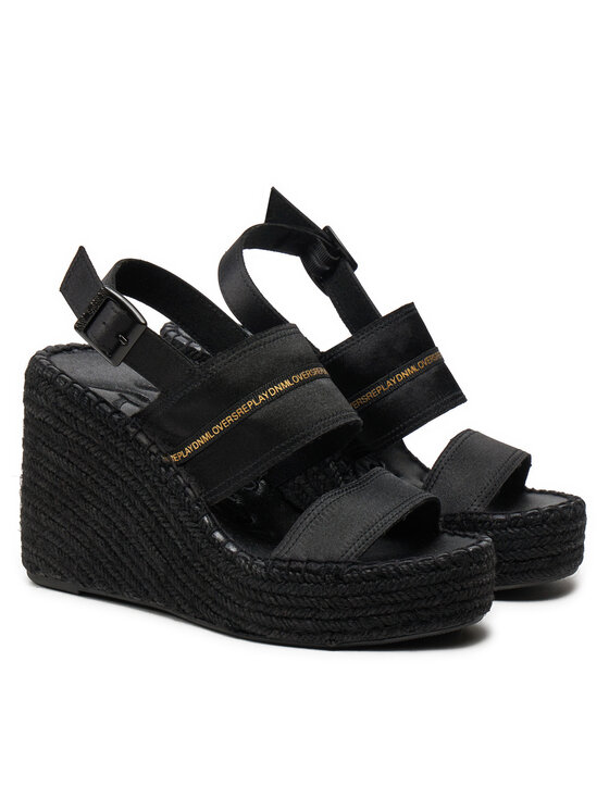 REPLAY REPLAY Espadrilles GWP4G.000.C0025T Fekete